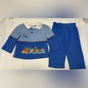 Vintage Fisher Price Baby Outfit-Safari Animals Size 3/6 Months